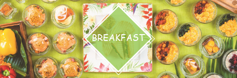 朝食ビュッフェ